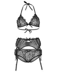 Leg Avenue Bra Top Panty and Garterbelt