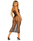 Leg Avenue Horizontal Net Maxi Dress UK 6 to 12