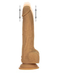 Naked Attraction 9 Inch Thrusting Dildo Caramel