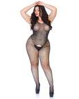 Leg Avenue Crystalized Net Bodystocking Plus Size UK 18 to 22