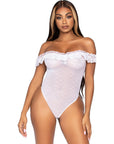 Leg Avenue Off the Shoulder Teddy UK 8 to 14