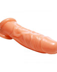 Realistic Flesh Penis Enhancer and Ball Stretcher 8 Inches