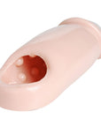 Really Ample Wide Penis Enhancer Sheath Flesh