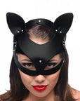 Master Series Bad Kitten Leather Cat Mask