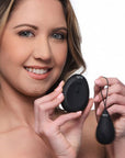 10X Silicone Vibrating Egg Black