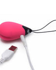 10X Silicone Vibrating Egg Pink