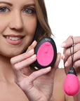 10X Silicone Vibrating Egg Pink