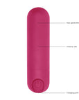 10 speed Rechargeable Bullet Pink