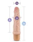 Dr. Skin Cock Vibe 3 Vibrating Cock 7.25 Inches