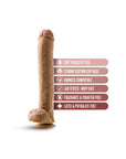 Dr. Skin Dr. Michael 14 Inch Dildo with Balls