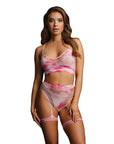 Le Desir Bliss Tie Dye 2 Piece Set With Garters UK 6 to 14