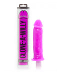 Clone A Willy Neon Purple Silicone Vibrator