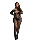 Le Desir Lace Sleeved Bodystocking UK 14 to 20