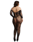 Le Desir Lace Sleeved Bodystocking UK 14 to 20