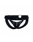 Male Basics Dngeon Peekaboo Jock Black One Size