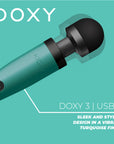 Doxy Wand 3 Turquoise USB Powered