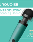 Doxy Wand 3 Turquoise USB Powered