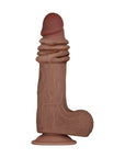 Evolved Real Flex Skin Poseable  Inch Dildo Flesh Brown