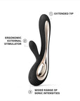 Lelo Soraya 2 Dual Rabbit Vibrator Black