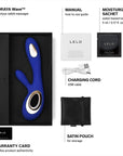 Lelo Soraya Wave Midnight Blue Dual Rechargeable Vibrator