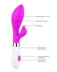 Luminous Achelois Ultra Soft Clit Stim Vibe Fuchsia