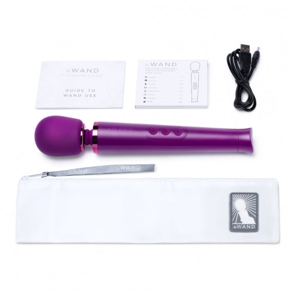 Rechargeable Vibrating Massager Dark Cherry