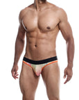 Male Basics Aero Jock Orange