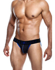 Male Basics Neon Jock Blue