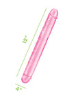 Me You Us Ultra Double Dildo 12 Inches Pink