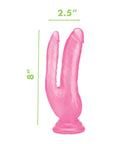 Me You Us Ultra Cock Double Dildo 8 Inch Pink