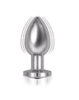 Ass Sation Remote Vibrating Butt Plug Silver