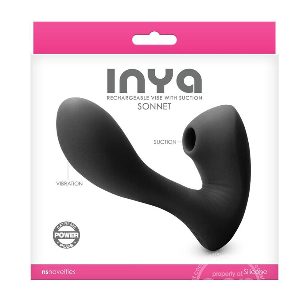 Sonnet Rechargeable Vibrator With Clitoral Stimulation