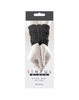 Sinful 25 Foot Nylon Rope Black