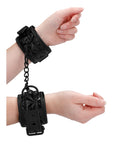 Ouch Luxury Black Hand Cuffs