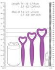 Ouch Silicone Vaginal Dilator Set Purple