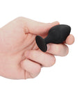 Ouch Silicone Swirled Butt Plug Set Black