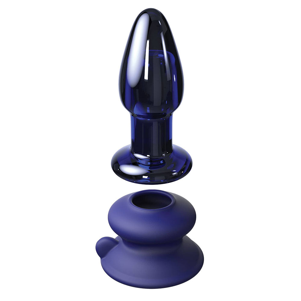 Vibrating Glass Butt Plug Massager