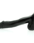 Basix 12 Inch Dong With Suction Cup Black