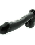 Basix 12 Inch Dong With Suction Cup Black