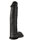 King Cock 15 Inch Cock with Balls Black