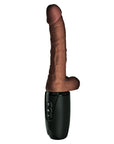 King Cock Plus Triple Threat 7.5 Inch Thrusting Cock Flesh Brown