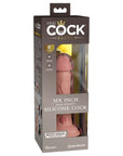 King Cock Elite 6 Inch Dual Density Dildo Caramel