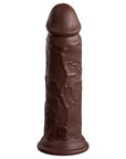 King Cock Elite 8 Inch Dual Density Cock Flesh Brown