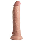 King Cock Elite 9 Inch Dual Density Vibrating Cock Flesh Pink