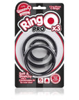 Screaming O RingO Pro X3 Cock Rings Black