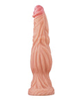 Lovetoy 9.5 Inch Dual Layered Silicone Cock Flesh Pink