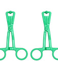 Green Scissor Nipple Clamps With Metal Chain