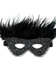 Satin Look Feather Mask