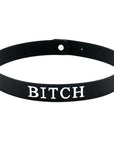 Black Silicone Bitch Collar