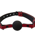 Rouge Garments Leather Croc Print Ball Gag